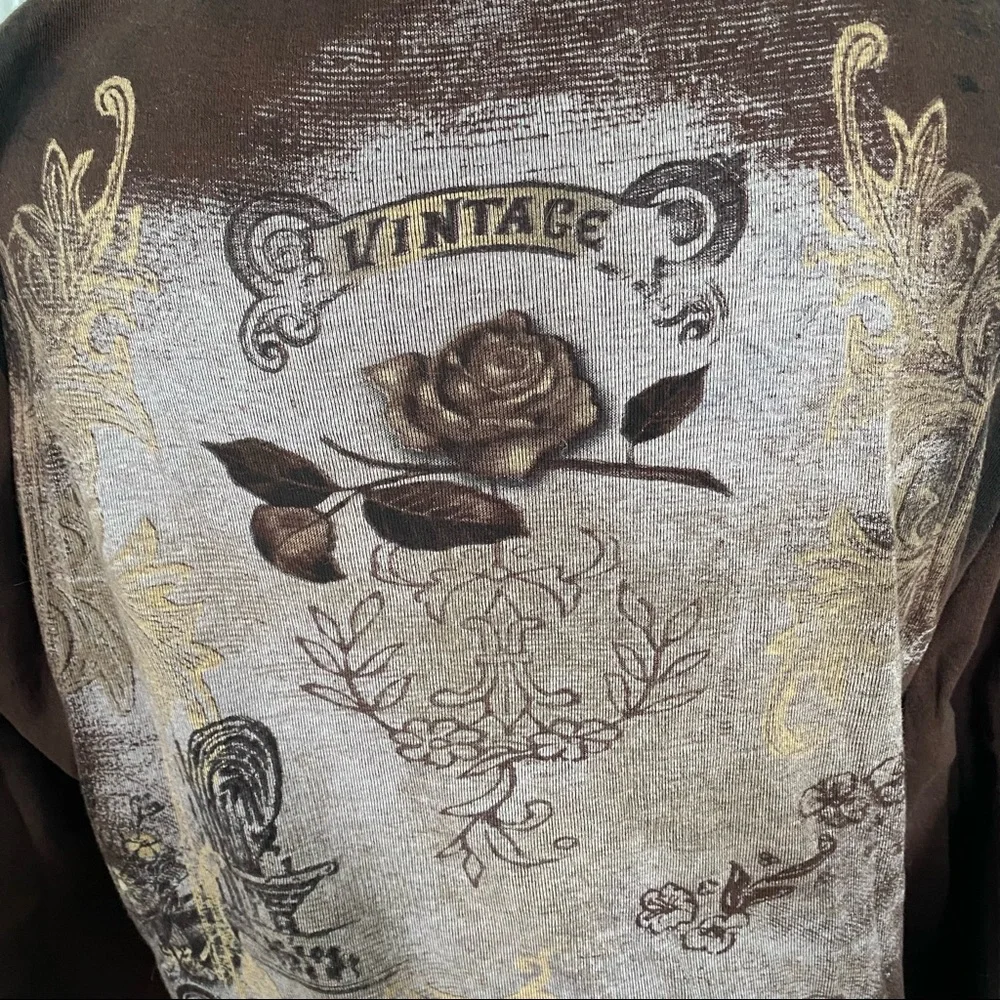 French Rhinestone Tee - Picture 4 of 4